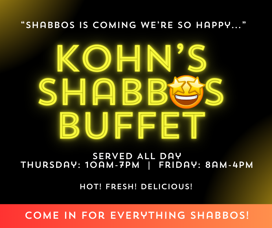 Shabbos Buffet March 28